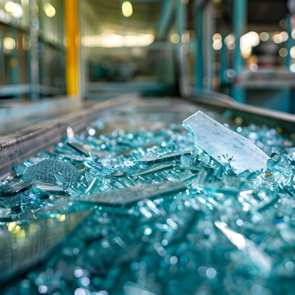 Glass manufacturing process with soda ash